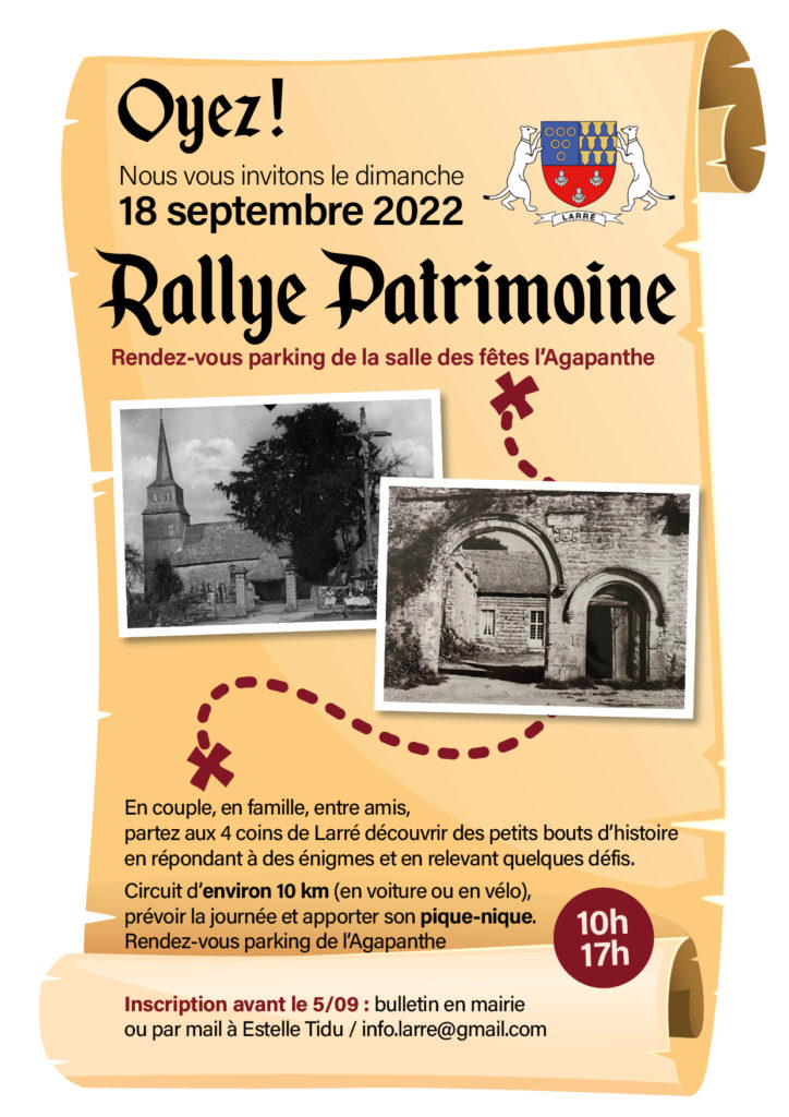 Rallye du Patrimoine Larré 2022